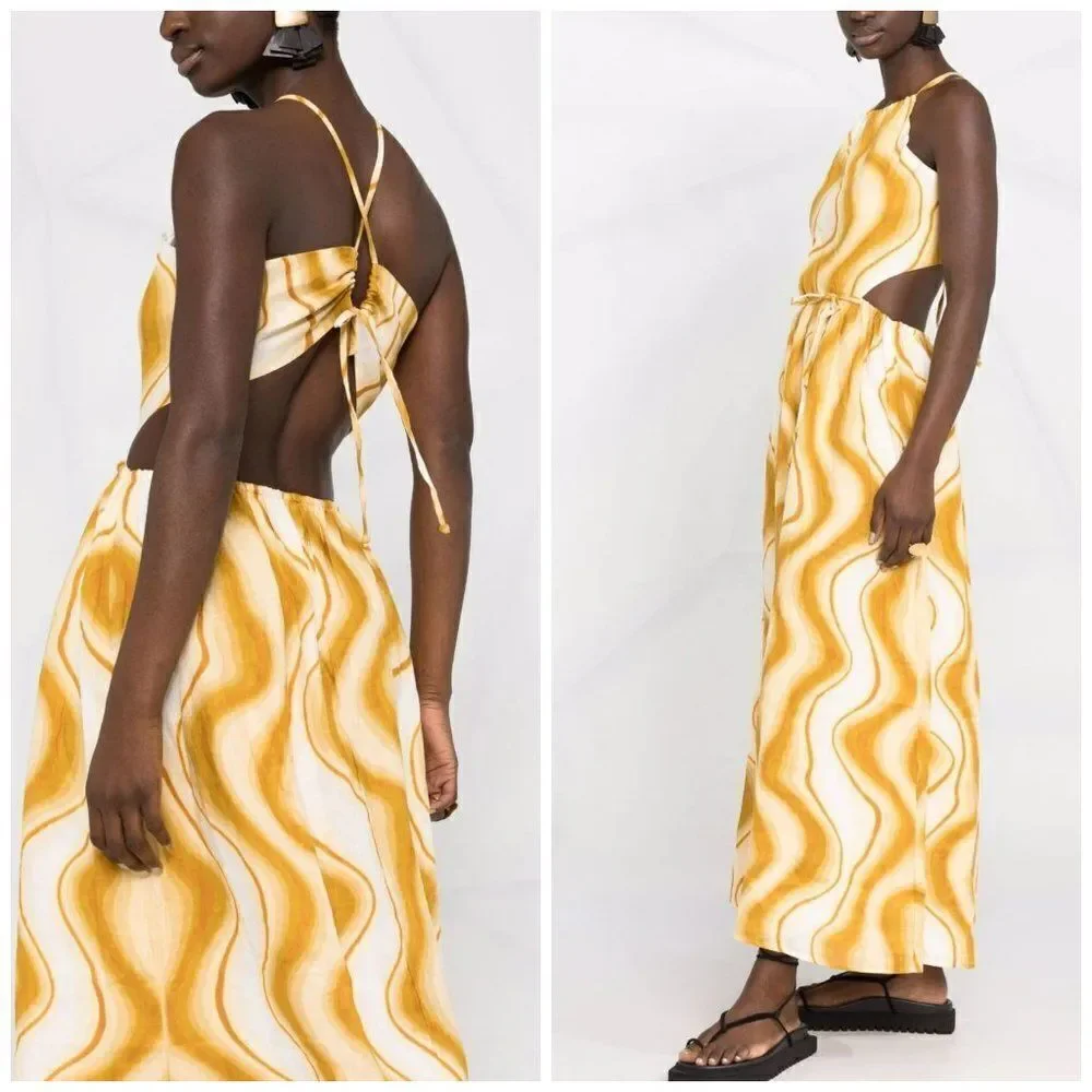 FAITHFULL THE BRAND La Piedra Maxi Dress in Talamanca Print